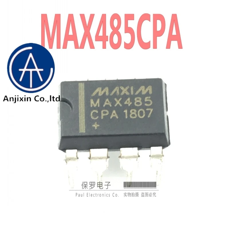 

10pcs 100% orginal new real stock MAX485CPA MAX485 DIP-8 RS-485 communication chip transceiver