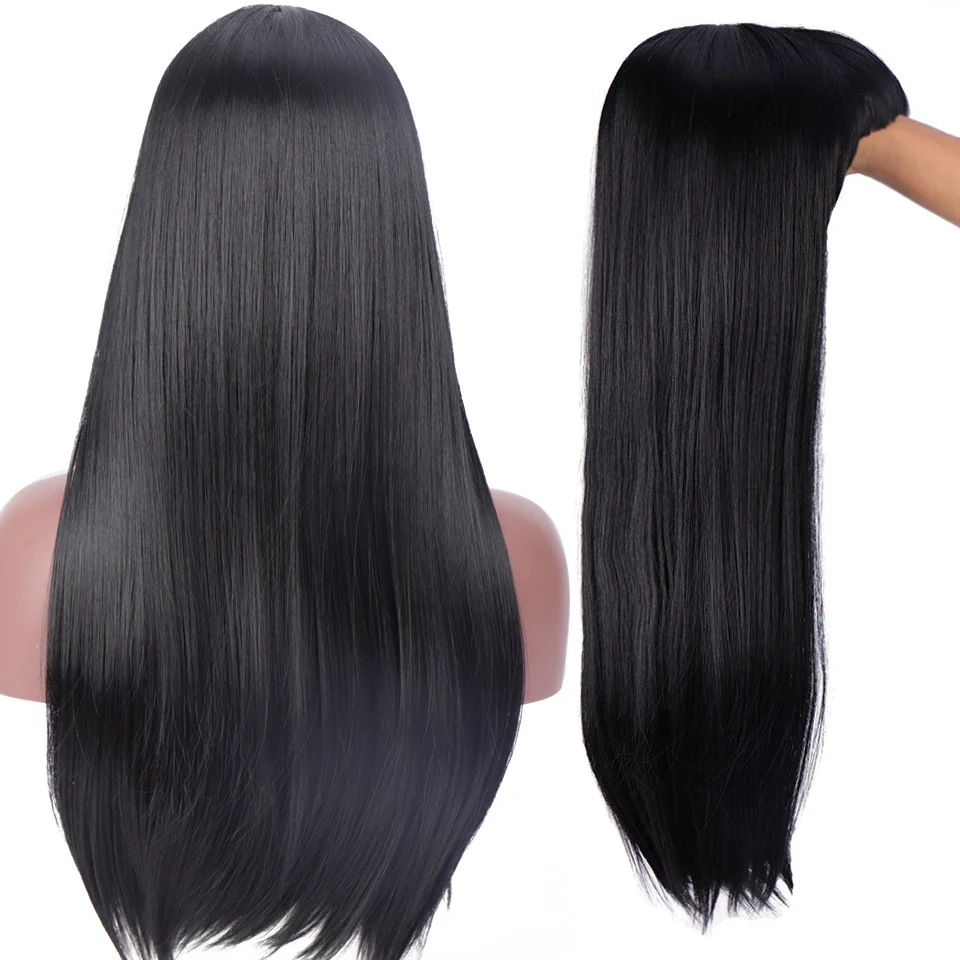 Long Straight Wigs with Bangs Heat Resistant Synthetic Straight Wigs for Women African American Fake Hair
Long Straight Wigs with Bangs Heat Resistant Synthetic Straight Wigs for Women African American Fake Hair