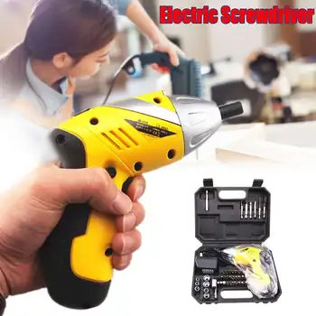 4.8V Cordless Electric Screwdriver Rechargeable Drill Tools Home DIY Screwdriver Hand Power Tools with 26Pcs Screwdriver and Box
4.8V Cordless Electric Screwdriver Rechargeable Drill Tools Home DIY Screwdriver Hand Power Tools with 26Pcs Screwdriver and Box