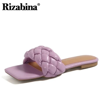 Rizabina Women Flat Sandals Open Toe Slip On Shoes Summer Indoor Outdoor Shoes Slippers Slides Female Footwear Size 33-40 
Rizabina Women Flat Sandals Open Toe Slip On Shoes Summer Indoor Outdoor Shoes Slippers Slides Female Footwear Size 33-40