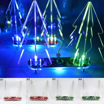 Acrylic Christmas Tree with Music DIY Christmas Tree kit Colorful Easy Making LED Light Electronic Learning Kit Module Toys Gift
Acrylic Christmas Tree with Music DIY Christmas Tree kit Colorful Easy Making LED Light Electronic Learning Kit Module Toys Gift