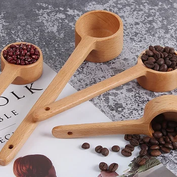 6Pcs Wooden Spoon Long Handle Coffee Scoop Tea Espresso Measure Spoon for Ground Beans Tea Condiments Salt Seasoning Sugar
6Pcs Wooden Spoon Long Handle Coffee Scoop Tea Espresso Measure Spoon for Ground Beans Tea Condiments Salt Seasoning Sugar