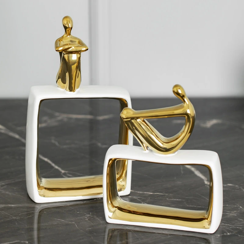 Modern Abstract Figures Character Ceramic Ornaments Home Livingroom Desktop Furnishings Decoration Study Room Figurines Crafts
Modern Abstract Figures Character Ceramic Ornaments Home Livingroom Desktop Furnishings Decoration Study Room Figurines Crafts