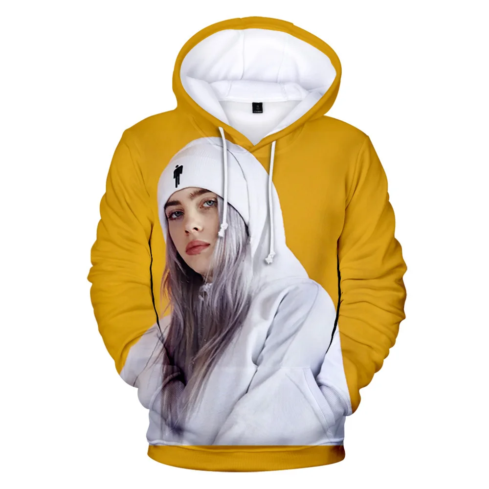 Billie Eilish Casual Hooded Women Girls Children Sweatshirt Fashion Fall 3D Billie Eilish Hoodie New Girl Hip Hop Pop Sweatshirt 
Billie Eilish Casual Hooded Women Girls Children Sweatshirt Fashion Fall 3D Billie Eilish Hoodie New Girl Hip Hop Pop Sweatshirt
