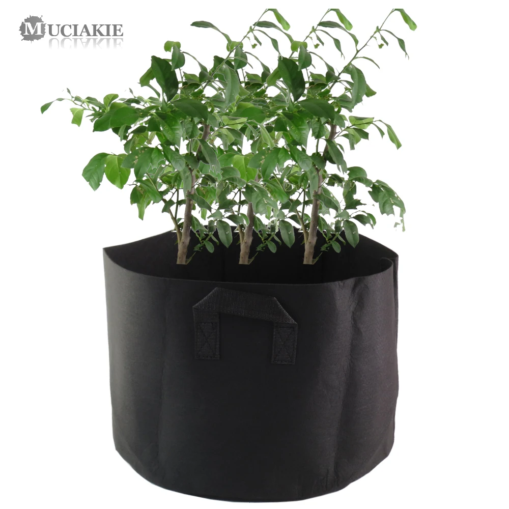 MUCIAKIE 15-200 Gallon Root Control Bags Garden Plant Grow Bags Tree Root Container Pouch Bags with Handle Fabric Breathable Pot
MUCIAKIE 15-200 Gallon Root Control Bags Garden Plant Grow Bags Tree Root Container Pouch Bags with Handle Fabric Breathable Pot