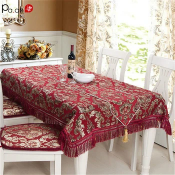 Luxury Chenille Table Tablecloth Joyous Velvet Table Cloth Tassels Wedding Party Table Cover Advanced European Brussels Decor
Luxury Chenille Table Tablecloth Joyous Velvet Table Cloth Tassels Wedding Party Table Cover Advanced European Brussels Decor