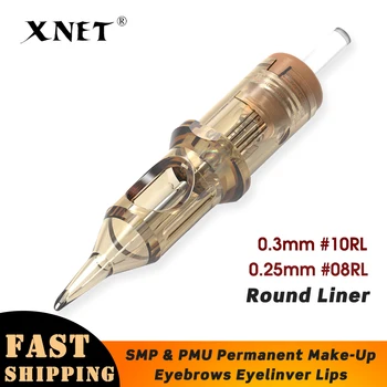 XNET SMP PMU Tattoo Cartridge Needles Micropigmentation Permanent Make-Up eyebrows eyelinver lips Microblading 20 pcs/Box
XNET SMP PMU Tattoo Cartridge Needles Micropigmentation Permanent Make-Up eyebrows eyelinver lips Microblading 20 pcs/Box