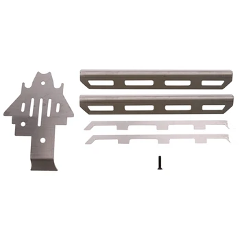 For RC Traxxas-4 Tracked Car Stainless Steel Side Pedal Chassis Armor Protection Plate Set Accessories
For RC Traxxas-4 Tracked Car Stainless Steel Side Pedal Chassis Armor Protection Plate Set Accessories
