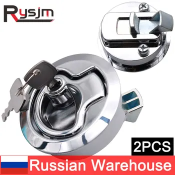 2pcs Flush Pull Hatch Latch Lock PA-6 Insert with Keys for RV Yacht Boat Deck Hatch Marine Hardware Stainless Steel
2pcs Flush Pull Hatch Latch Lock PA-6 Insert with Keys for RV Yacht Boat Deck Hatch Marine Hardware Stainless Steel