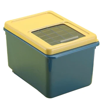 1pc Housheold Rice Bucket Insect-proof and Moisture-proof Sealed Storage Tank Sealed Storage Bins for Dog Cat Food Grains
1pc Housheold Rice Bucket Insect-proof and Moisture-proof Sealed Storage Tank Sealed Storage Bins for Dog Cat Food Grains