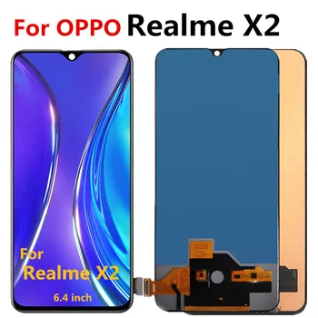 6.4" TFT X2 lcd For OPPO realme X2 EMX1993 LCD Display Touch Screen Digitizer Assembly Replacement For Oppo Realme X2 LCD
6.4" TFT X2 lcd For OPPO realme X2 EMX1993 LCD Display Touch Screen Digitizer Assembly Replacement For Oppo Realme X2 LCD