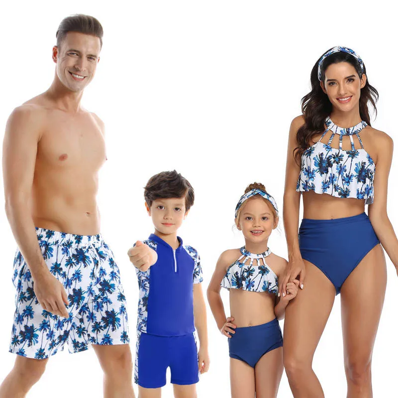 Mother Daughter Dad Son Family Matching Print Swimwear Mommy And Me Clothes Men Boy Swimsuit Girl Bathing Suit Bikini
Mother Daughter Dad Son Family Matching Print Swimwear Mommy And Me Clothes Men Boy Swimsuit Girl Bathing Suit Bikini