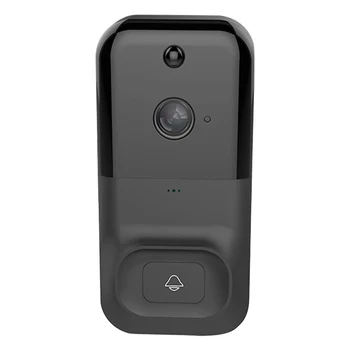 ABS Battery Powered Wireless WiFi Video Doorbell 1080P HD Security Recording Real-time Night Vision Low Power Phone Monitoring
ABS Battery Powered Wireless WiFi Video Doorbell 1080P HD Security Recording Real-time Night Vision Low Power Phone Monitoring