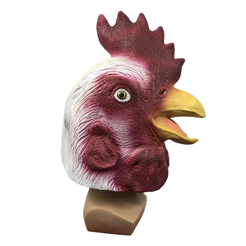 Hot Funny Rooster Mask Chicken Mask Halloween Novelty Costume Party Latex Animal Head Mask Rooster Head Cosplay Props
Hot Funny Rooster Mask Chicken Mask Halloween Novelty Costume Party Latex Animal Head Mask Rooster Head Cosplay Props