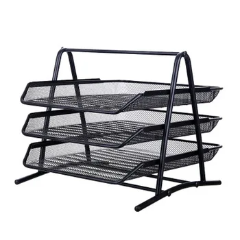 3 Tier Document Trays A4 Paper Organizer Document File Letter Book Brochure Filling Tray Rack Office Desktop Accessories Black
3 Tier Document Trays A4 Paper Organizer Document File Letter Book Brochure Filling Tray Rack Office Desktop Accessories Black