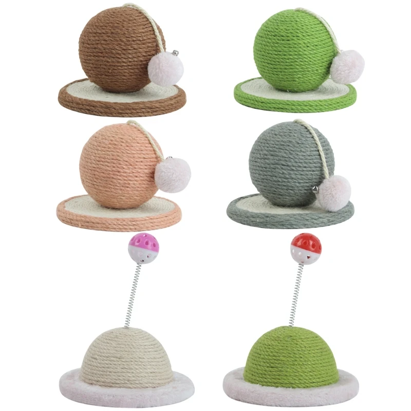 Cat Scratching Post with Sisal Rope Interactive Kitten Play Scratcher Tree Bell Ball Exercise Toys Home Decor
Cat Scratching Post with Sisal Rope Interactive Kitten Play Scratcher Tree Bell Ball Exercise Toys Home Decor