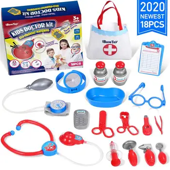 18PCS Children Pretend Play Doctor Toy Set Nurse Simulation Tool Portable Suitcase Simulation Medical Kit Kids Role Play Toys
18PCS Children Pretend Play Doctor Toy Set Nurse Simulation Tool Portable Suitcase Simulation Medical Kit Kids Role Play Toys