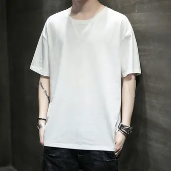 New summer short-sleeved t-shirt men's trendy men's clothing on the wild 2594 
New summer short-sleeved t-shirt men's trendy men's clothing on the wild 2594