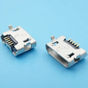 100pcs Micro USB Charging Port Connector Jack B Type Port 1 Model 5 Pin Female Microphone USB Connector Replacement Socket
100pcs Micro USB Charging Port Connector Jack B Type Port 1 Model 5 Pin Female Microphone USB Connector Replacement Socket