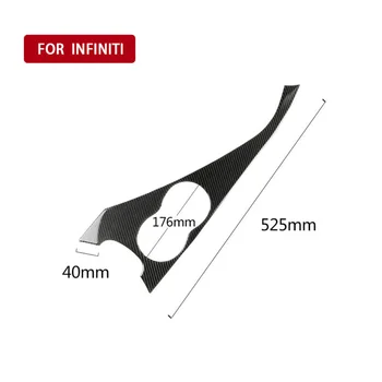 1PC Carbon Fiber Water Cup Holder Panel Trim Cover For Infiniti Q50 2014-2019 Automotive Interior Stickers
1PC Carbon Fiber Water Cup Holder Panel Trim Cover For Infiniti Q50 2014-2019 Automotive Interior Stickers