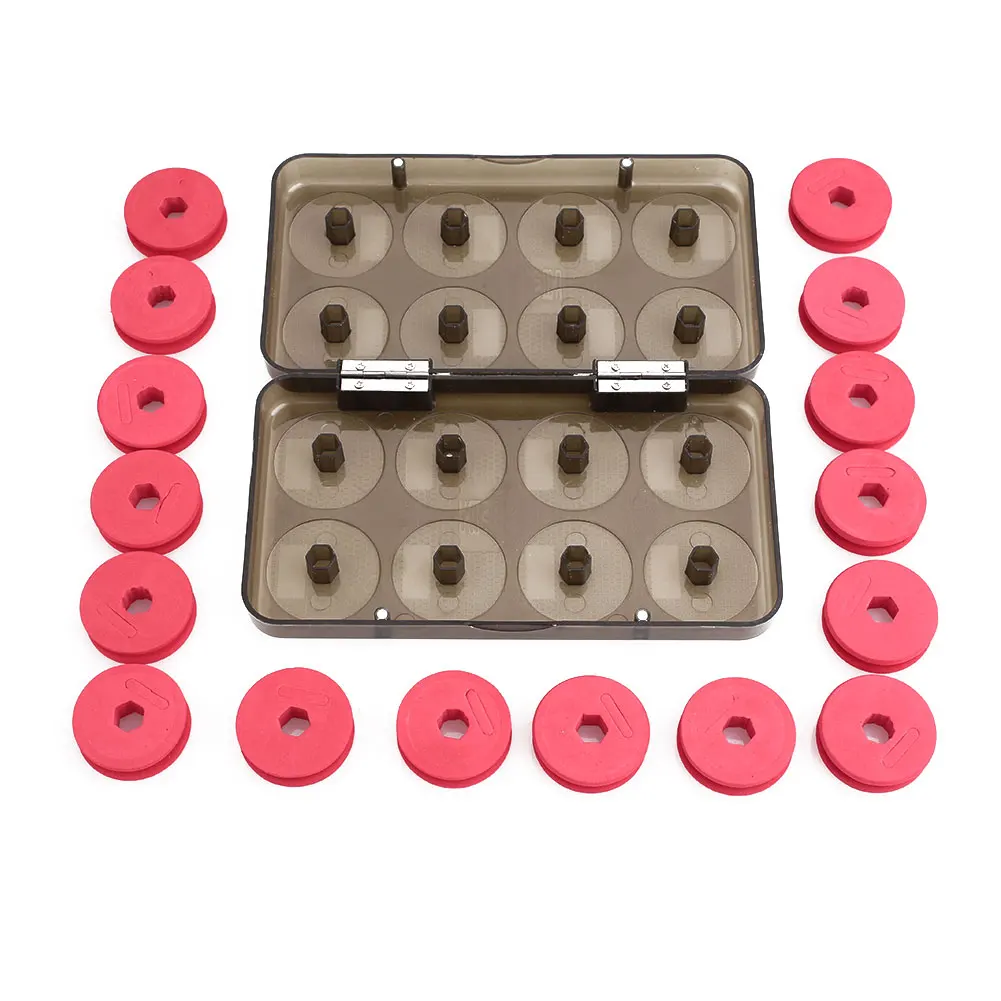 16pcs Foam Spools Line Box Bobbin Line Reel Fishing Tackle Spools Winding Fishing Line with Box Reels Box Bait Storage Case
16pcs Foam Spools Line Box Bobbin Line Reel Fishing Tackle Spools Winding Fishing Line with Box Reels Box Bait Storage Case
