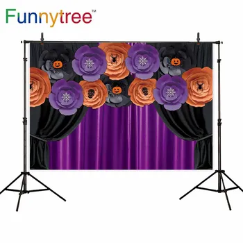 Funnytree backdrop photophone Halloween purple spider horror curtain flower Photocall Photography Backgrounds photo Studio
Funnytree backdrop photophone Halloween purple spider horror curtain flower Photocall Photography Backgrounds photo Studio