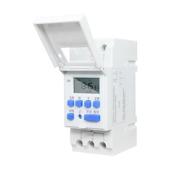 Electronic Weekly 7 Days Programmable Digital Industrial Time Switch Relay Timer Control AC 220V 16A Din Rail Mount
Electronic Weekly 7 Days Programmable Digital Industrial Time Switch Relay Timer Control AC 220V 16A Din Rail Mount