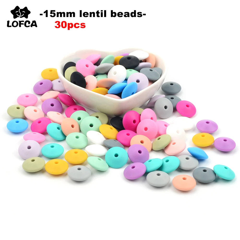 15MM 30pcs/lot Silicone lentil Beads Silicone BPA Free DIY Charms Newborn Nursing Accessory Teething Necklace Teething Toy
15MM 30pcs/lot Silicone lentil Beads Silicone BPA Free DIY Charms Newborn Nursing Accessory Teething Necklace Teething Toy