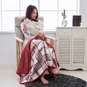 Shawl Cover Blanket Air Conditioning Knee Blanket Four Seasons Small Blanket Multifunctional Office Coral Fleece b126
Shawl Cover Blanket Air Conditioning Knee Blanket Four Seasons Small Blanket Multifunctional Office Coral Fleece b126