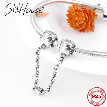 New 100% Authentic 925 Sterling Silver Sweet Heart Charms Safety Chain Beads Fit Original European Bracelets Jewelry Making
New 100% Authentic 925 Sterling Silver Sweet Heart Charms Safety Chain Beads Fit Original European Bracelets Jewelry Making