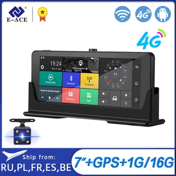 E-ACE Car DVRs 4G GPS Navigation Android Camara 7.0 Inch Rearview Mirror FHD 1080P Video Recorder Wifi Bluetooth Auto Dashcam
E-ACE Car DVRs 4G GPS Navigation Android Camara 7.0 Inch Rearview Mirror FHD 1080P Video Recorder Wifi Bluetooth Auto Dashcam