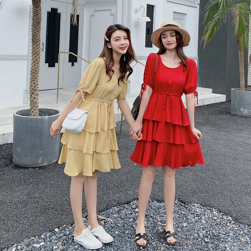 Very Fairy of France Non-mainstream Dress 2019 Summer New Style Bow Fairy Immortal Cake Skirt
Very Fairy of France Non-mainstream Dress 2019 Summer New Style Bow Fairy Immortal Cake Skirt