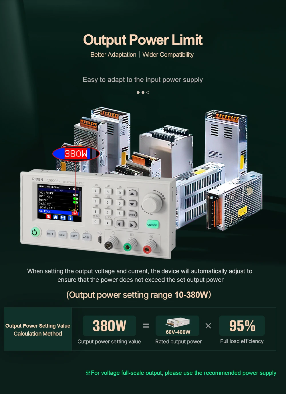 Generic RD6006P RD6006PW USB WiFi DC Voltage Step Down Power Supply ...