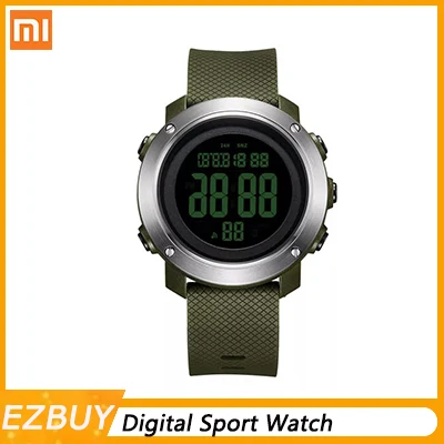Xiaomi ALIFIT Digital Watches Multifunctional Outdoor Waterproof timer Calender Alarm Clock luminous Display PU Belt Green Black
Xiaomi ALIFIT Digital Watches Multifunctional Outdoor Waterproof timer Calender Alarm Clock luminous Display PU Belt Green Black