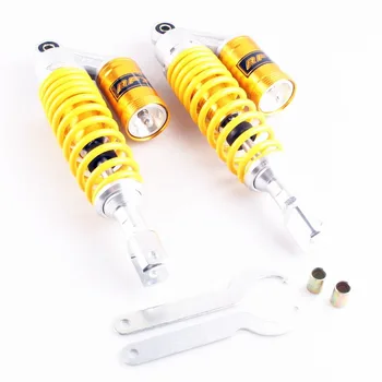 Motorcycle Universal 12.5" 320mm Air Shock Absorbers Spring Suspension For Honda Fit Yamaha Fits Suzuki Scooter Replacement
Motorcycle Universal 12.5" 320mm Air Shock Absorbers Spring Suspension For Honda Fit Yamaha Fits Suzuki Scooter Replacement