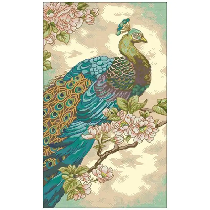 Beautiful blue peacock patterns Counted Cross Stitch DMC 11CT 14CT DIY Chinese Cross Stitch Kits Embroidery Needlework Sets
Beautiful blue peacock patterns Counted Cross Stitch DMC 11CT 14CT DIY Chinese Cross Stitch Kits Embroidery Needlework Sets