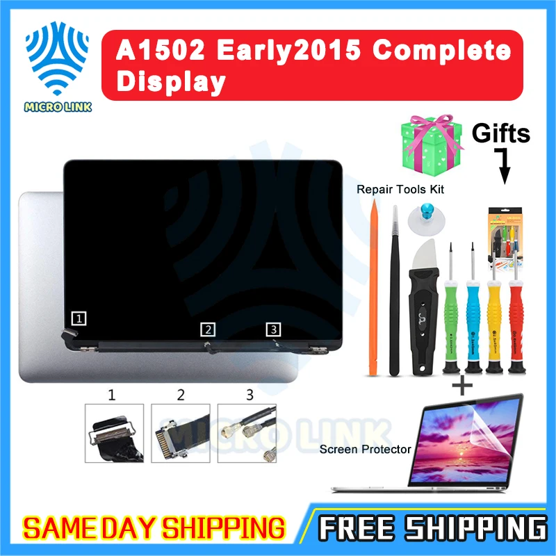 2015 подлинный новый A1502 ЖК дисплей для Macbook Pro Retina 13 "A1502 экран в сборе MF839 MF840 M841|a1502