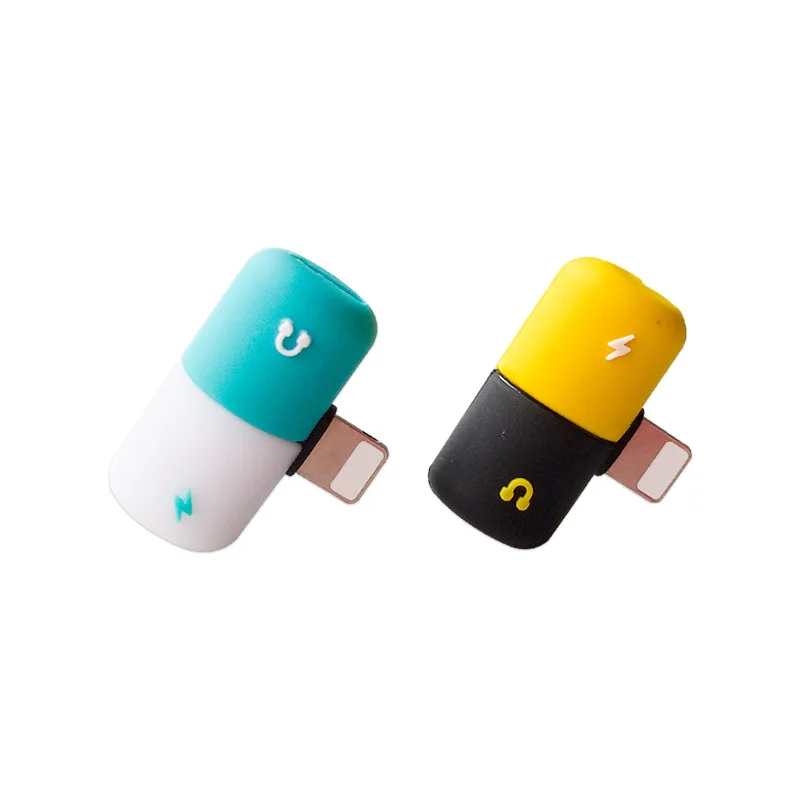 Connector Splitter Charger Audio Headphone Adapter Portable 2 IN 1 for IPhone 7/8/X for Jack To Earphone AUX Cable
Connector Splitter Charger Audio Headphone Adapter Portable 2 IN 1 for IPhone 7/8/X for Jack To Earphone AUX Cable