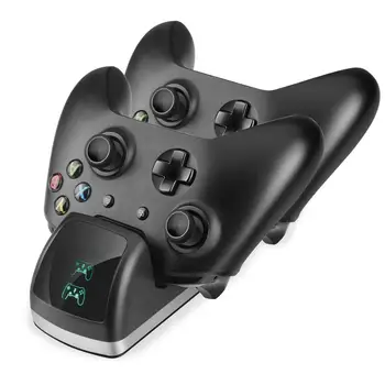 Dual Dock Gamepad Charger + 2 Rechargeable Battery For Xbox One/S/X Controller Charging Station Accessories
Dual Dock Gamepad Charger + 2 Rechargeable Battery For Xbox One/S/X Controller Charging Station Accessories