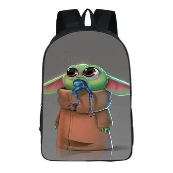 Fashion Cos Star Wars Backpack Male Female Students Yoda Wookiee schoolbag Mochila Negra Mujer Teenage Girl Backpacks
Fashion Cos Star Wars Backpack Male Female Students Yoda Wookiee schoolbag Mochila Negra Mujer Teenage Girl Backpacks