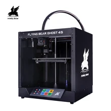 Ücretsiz kargo Flyingbear-Ghost4S 3d yazıcı tam metal çerçeve yüksek hassasiyetli 3d yazıcı kiti imprimante impresora cam platformu(China)