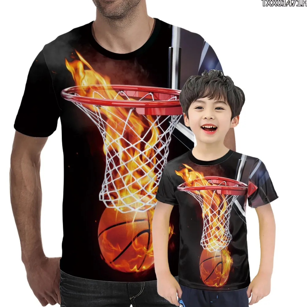 European and American new ball 3D digital printing tshirt for men and women casual round neck short sleeve T-shirt
European and American new ball 3D digital printing tshirt for men and women casual round neck short sleeve T-shirt