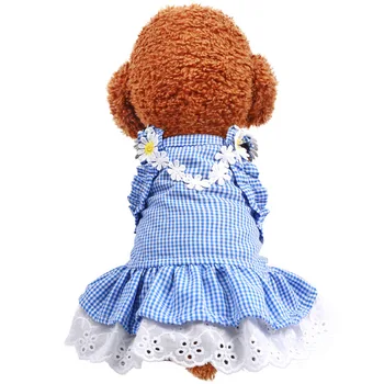 2020 NEW Puppy Summer Dresses for Dogs Clothes Mini Blue Grid Sun Skirt Dress Princess Dog Coat Clothes Pet Apparel Supplies
2020 NEW Puppy Summer Dresses for Dogs Clothes Mini Blue Grid Sun Skirt Dress Princess Dog Coat Clothes Pet Apparel Supplies