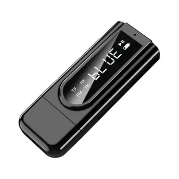 BEESCLOVER Bluetooth Receiver Transmitter LED Car FM Modulator Card Reader 3.5mm AUX Jack RCA USB Wireless Audio Adapter
BEESCLOVER Bluetooth Receiver Transmitter LED Car FM Modulator Card Reader 3.5mm AUX Jack RCA USB Wireless Audio Adapter