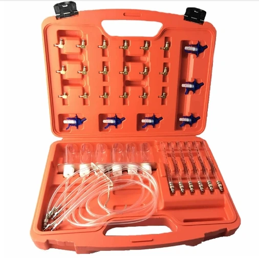 Diesel Injector Flow Meter Test Kit Common Rail Adaptor Fuel Tester Set Automotive Tools Nozzle Tester Fuel Return Flow Metering
Diesel Injector Flow Meter Test Kit Common Rail Adaptor Fuel Tester Set Automotive Tools Nozzle Tester Fuel Return Flow Metering