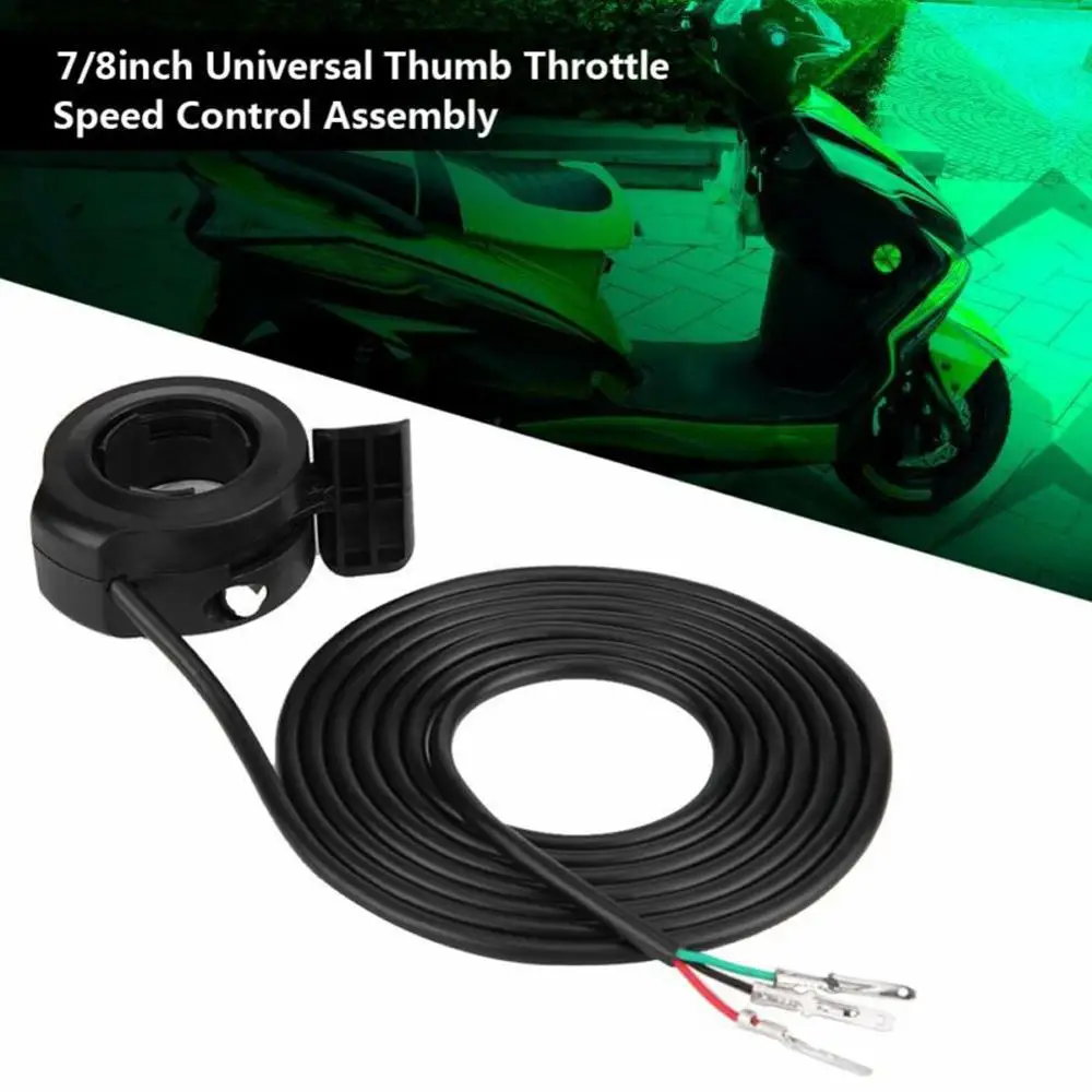Electric Bike Gas Handle Thumb Throttle Speed Control Left Right Handle for Electric Bike E-Bike Scooter Gas Handle Accessories
Electric Bike Gas Handle Thumb Throttle Speed Control Left Right Handle for Electric Bike E-Bike Scooter Gas Handle Accessories
