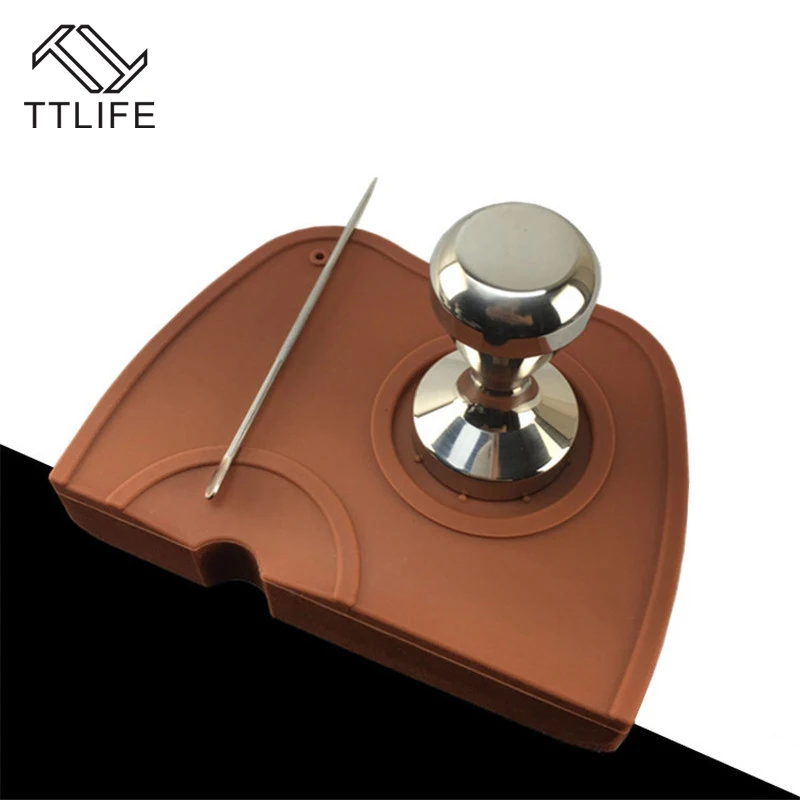 TTLIFE L Silicone Non-Slip Coffee Tamper Mat Holder Espresso Maker Support Base Flexible Corner Mat Tamper Pad Coffee Tools
TTLIFE L Silicone Non-Slip Coffee Tamper Mat Holder Espresso Maker Support Base Flexible Corner Mat Tamper Pad Coffee Tools