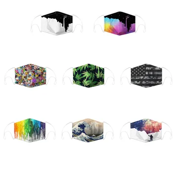 Color Printing Reusable Cotton Mouth Mask Activated Carbon Filter PM2.5 Anti Dust Face Masks Dustproof Washable Dropshipping
Color Printing Reusable Cotton Mouth Mask Activated Carbon Filter PM2.5 Anti Dust Face Masks Dustproof Washable Dropshipping