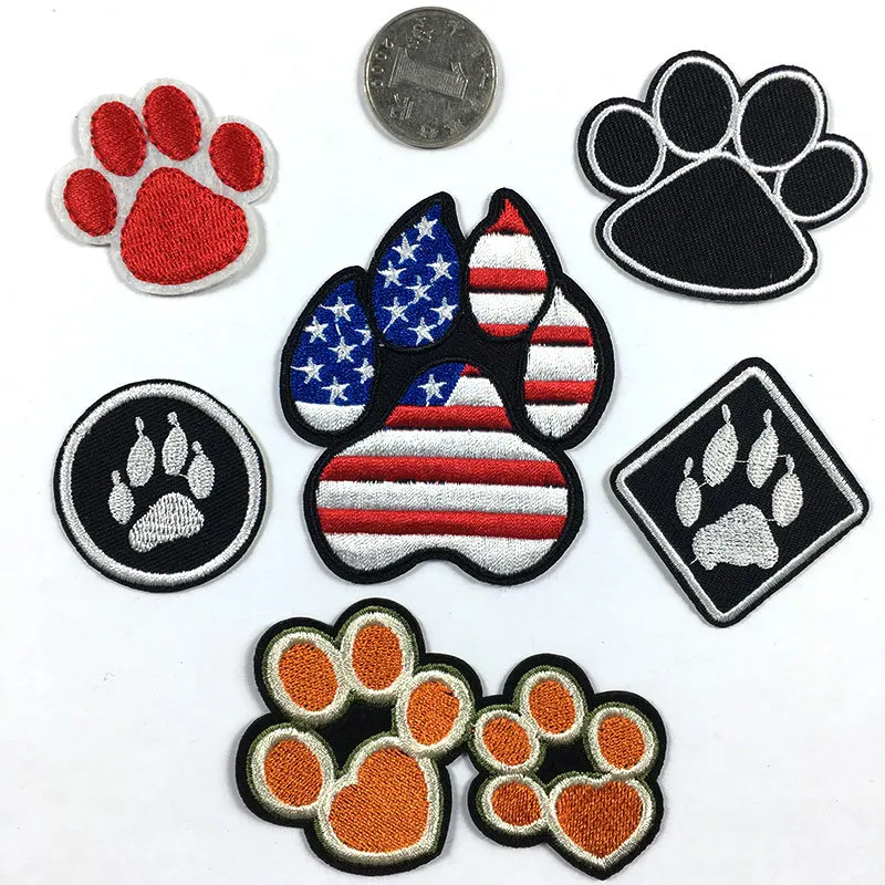 1PC Cute Black Footprint Dog Paw Patch Iron on Embroidered Patches Stickers for Kid T Shirt Coat Hat Shoes 4.2x3.9cm/5.4x4.3cm
1PC Cute Black Footprint Dog Paw Patch Iron on Embroidered Patches Stickers for Kid T Shirt Coat Hat Shoes 4.2x3.9cm/5.4x4.3cm