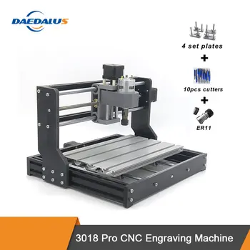 CNC Engraver Machine 3018 PRO Engraving Machine Mini PCB ER11 Wood Router Spindle Motor DIY 3 Axis Pro GRBL Control Engraver 
CNC Engraver Machine 3018 PRO Engraving Machine Mini PCB ER11 Wood Router Spindle Motor DIY 3 Axis Pro GRBL Control Engraver